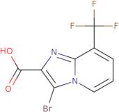 3-Bromo-8-(trifluoromethyl)imidazo[1,2-a]pyridine-2-carboxylic acid