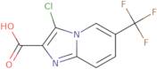 3-Chloro-6-(trifluoromethyl)imidazo[1,2-a]pyridine-2-carboxylic acid