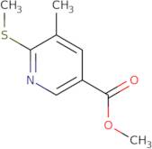 5-Methyl-6-methylsulfanyl-nicotinic acid methyl ester