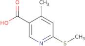 4-Methyl-6-methylsulfanyl-nicotinic acid