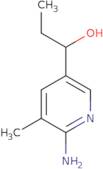 1-(6-Amino-5-methylpyridin-3-yl)propan-1-ol