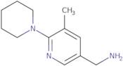 (5-Methyl-6-(piperidin-1-yl)pyridin-3-yl)methanamine