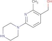 (2-Methyl-6-(piperazin-1-yl)pyridin-3-yl)methanol