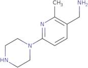 (2-Methyl-6-(piperazin-1-yl)pyridin-3-yl)methanamine