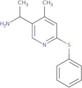 1-(4-Methyl-6-(phenylthio)pyridin-3-yl)ethanamine