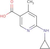 6-(Cyclopropylamino)-4-methylnicotinic acid