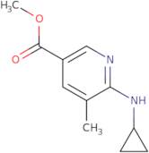 Methyl 6-(cyclopropylamino)-5-methylnicotinate