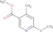 Methyl 4-methyl-6-(methylthio)nicotinate
