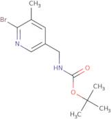 tert-Butyl ((6-bromo-5-methylpyridin-3-yl)methyl)carbamate