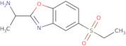 1-(5-(Ethylsulfonyl)benzo[D]oxazol-2-yl)ethanamine