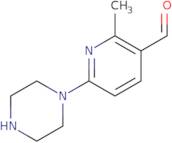 2-Methyl-6-(piperazin-1-yl)nicotinaldehyde