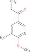 1-(6-Methoxy-5-methylpyridin-3-yl)propan-1-one