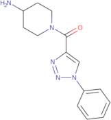 1-[(1-Phenyl-1H-1,2,3-triazol-4-yl)carbonyl]piperidin-4-amine