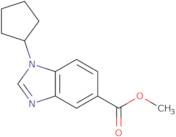 Methyl 1-cyclopentylbenzimidazole-5-carboxylate