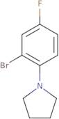 1-(2-Bromo-4-fluorophenyl)pyrrolidine