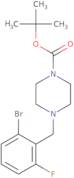 2-(4-Boc-piperazinomethyl)-1-bromo-3-fluorobenzene