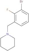 1-Bromo-2-fluoro-3-(piperidinomethyl)benzene