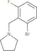 1-[(2-Bromo-6-fluorophenyl)methyl]pyrrolidine