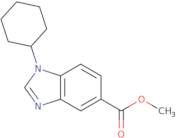 Methyl 1-cyclohexylbenzoimidazole-5-carboxylate