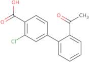 4-(2-Acetylphenyl)-2-chlorobenzoic acid