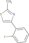 4-(2-Fluorophenyl)-2-methylthiazole