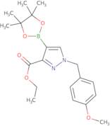 Ethyl 1-(4-methoxybenzyl)-4-(4,4,5,5-tetramethyl-1,3,2-dioxaborolan-2-yl)-1H-pyrazole-3-carboxylate