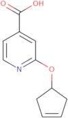 2-(Cyclopent-3-en-1-yloxy)isonicotinic acid