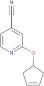 2-(Cyclopent-3-en-1-yloxy)isonicotinonitrile