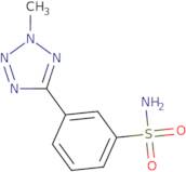 3-(2-Methyl-2H-1,2,3,4-tetrazol-5-yl)benzene-1-sulfonamide