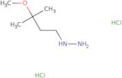 (3-Methoxy-3-methylbutyl)hydrazine dihydrochloride