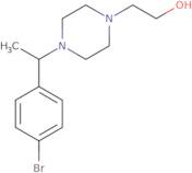 2-{4-[1-(4-Bromophenyl)ethyl]piperazin-1-yl}ethan-1-ol