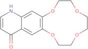 2,3,5,6,8,9-Hexahydro-1,4,7,10-tetraoxacyclododecino[2,3-G]quinolin-15(12H)-one