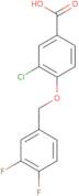 3-Chloro-4-[(3,4-difluorophenyl)methoxy]benzoic acid