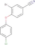 3-Bromo-4-(4-chlorophenoxy)benzonitrile