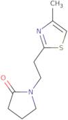 1-[2-(4-Methyl-1,3-thiazol-2-yl)ethyl]pyrrolidin-2-one