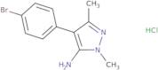 4-(4-Bromophenyl)-2,5-dimethyl-2,3-dihydro-1H-pyrazol-3-imine hydrochloride