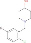 1-[(5-Bromo-2-chlorophenyl)methyl]piperidin-4-ol