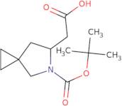 2-[(6S)-5-[(tert-Butoxy)carbonyl]-5-azaspiro[2.4]heptan-6-yl]acetic acid