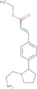 (E)-Ethyl 3-(4-(1-(2-aminoethyl)pyrrolidin-2-yl)phenyl)acrylate