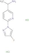 (S)-1-(6-(4-Fluoro-1H-pyrazol-1-yl)pyridin-3-yl)ethanamine dihydrochloride