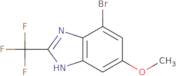 4-Bromo-6-methoxy-2-(trifluoromethyl)benzimidazole