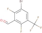 3-Bromo-2,6-difluoro-5-(trifluoromethyl)benzaldehyde