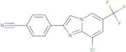 4-[8-Chloro-6-(trifluoromethyl)imidazo[1,2-a]pyridin-2-yl]benzonitrile