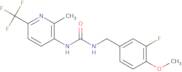 N-(3-Fluoro-4-methoxybenzyl)-N'-[2-methyl-6-(trifluoromethyl)pyridin-3-yl]urea