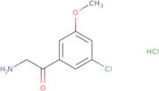 2-Amino-1-(3-chloro-5-methoxyphenyl)ethan-1-one hydrochloride