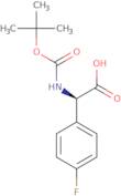 (2R)-2-(4-Fluorophenyl)-2-[(2-methylpropan-2-Yl)oxycarbonylamino]acetic acid