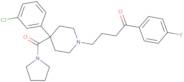 4'-Fluoro-4-[4-(3-chlorophenyl)-4-(pyrrolidinylcarbonyl)piperidino]butyrophenone