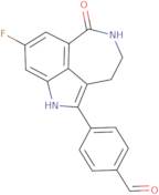 4-(8-Fluoro-3,4,5,6-tetrahydro-6-oxo-1H-azepino[5,4,3-cd]indol-2-yl)benzaldehyde