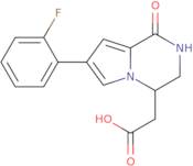 7-(2-Fluorophenyl)-1,2,3,4-tetrahydro-1-oxo-pyrrolo[1,2-a]pyrazine-4-acetic Acid