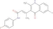 (E)-3-(6-Fluoro-4-hydroxy-2-Methylquinolin-3-yl)-N-(4-fluorophenyl)but-2-enaMide